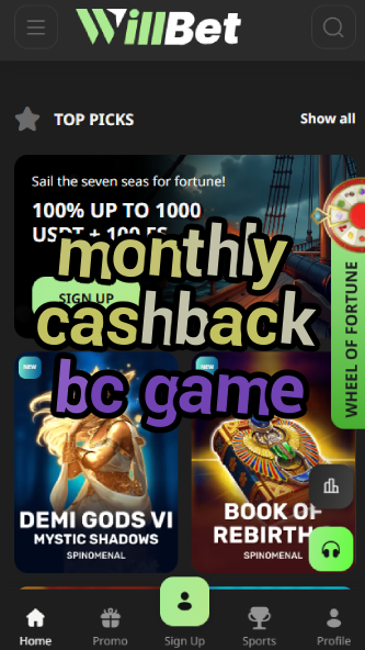 Monthly Cashback BC Game - Reward System-vz72fvrf.com