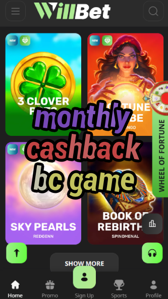 Monthly Cashback BC Game - Reward System-vz72fvrf.com
